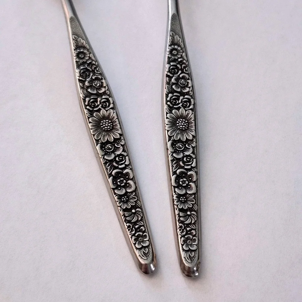 Interpur‎ Jardinera Flatware Stainless Silverware Vintage Lot 2 Tablespoons MCM